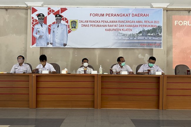 Forum Perangkat Daerah Penajaman Rencana Kerja Disperakim 2023