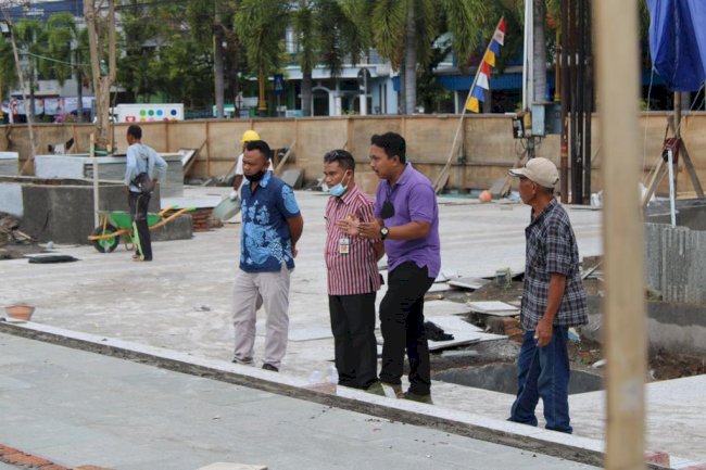 Monitoring pelaksanaan Revitalisasi Alun Alun 