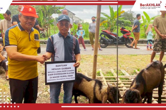 Serah Terima Hewan Kurban Disperakim Kabupaten Klaten