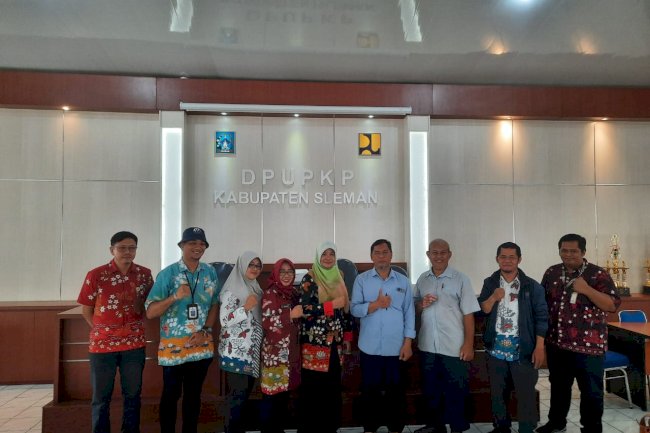 Disperakim melaksanakan studi tiru ke DPUPKP Kab. Sleman