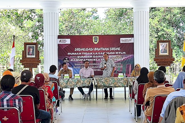 Disperakim menyelenggarakan Sosialisasi Bansos RTLH Sumber Dana APBD Perubahan TA 2023