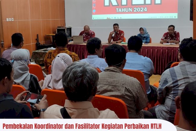 Pembekalan Koordinator dan Fasilitator Kegiatan Perbaikan RTLH TA 2024 Kab. Klaten