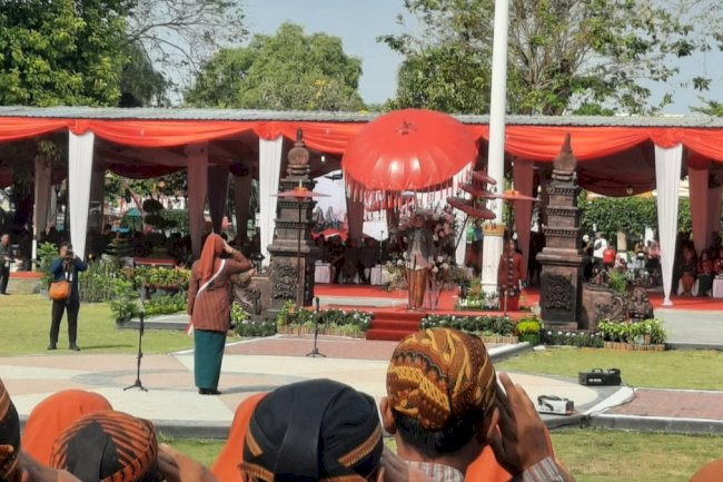 Upacara Peringatan Hari Jadi Kabupaten Klaten ke 220 di Alun Alun Klaten