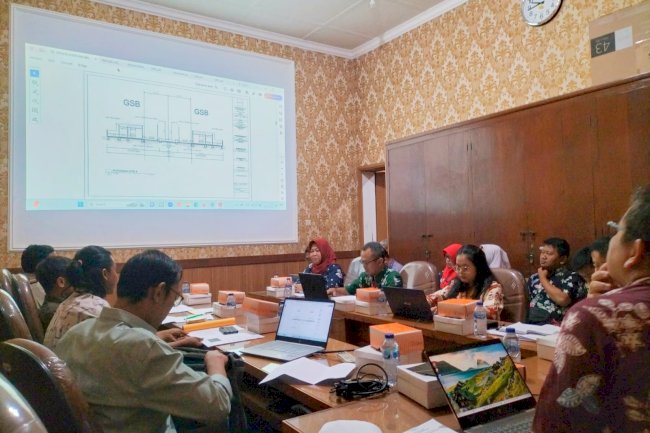 Rapat Koordinasi Site Plan Perumahan Griya Nata Mrisen Juwiring oleh Pengembang PT.Pranata Mulya Jaya
