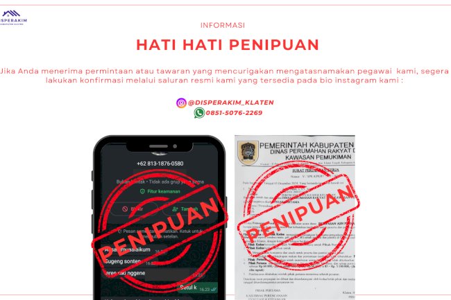 HATI HATI PENIPUAN