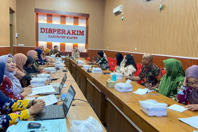 Visitasi Tim Pengawasan Kearsipan Dispersip ke Disperakim Klaten