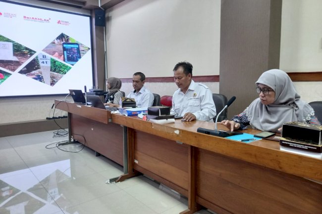 Disperakim Klaten Hadiri Rapat Penyelesaian Penguasaan Tanah di Kawasan Hutan