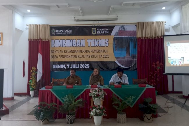 Bimtek Bankeu Pemdes RTLH Provinsi Jawa Tengah TA 2025