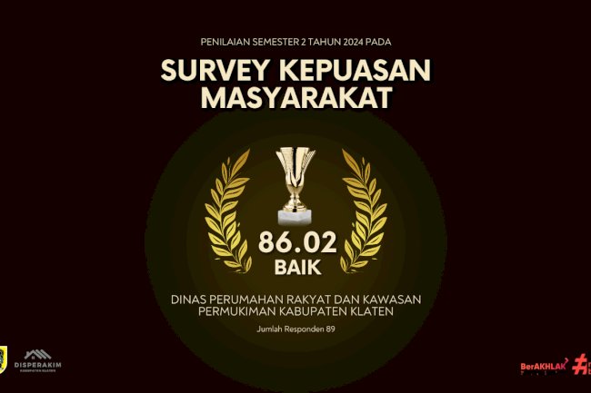 Capaian SKM Semester II Tahun 2024: Disperakim Klaten Raih Nilai Baik dalam Pelayanan Publik