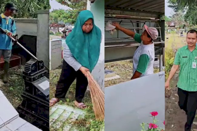 Kegiatan Kebersihan Area TPU Tegal Binangun Kabupaten Klaten