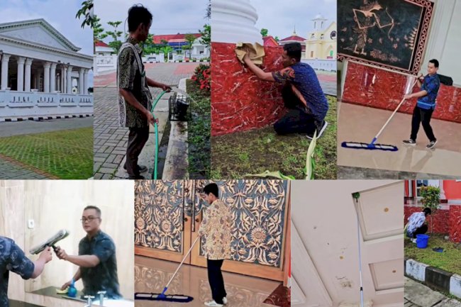 Kegiatan Rutin Kebersihan dan Penataan Grha Bung Karno