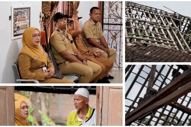 Disperakim Klaten Lakukan Verifikasi Lapangan Dampak Puting Beliung di Kelurahan Ngerangan