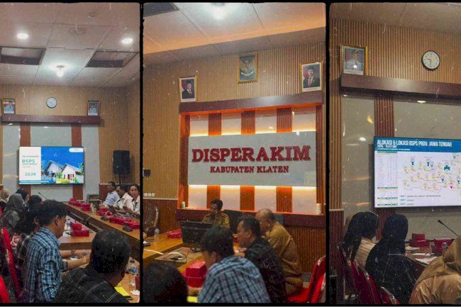 Disperakim Klaten Gelar Rapat Koordinasi Program BSPS Tahun 2026 untuk 297 Unit RTLH