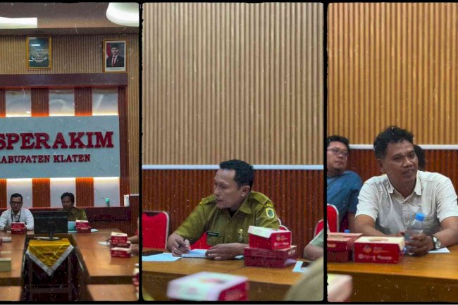Disperakim Klaten dan Bank Jateng Perkuat Koordinasi Penyaluran Bantuan Sosial RLTH Tahun 2026