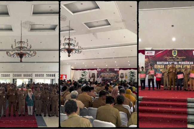 Bupati Klaten Serahkan Bantuan RTLH Secara Simbolis kepada 250 Penerima Manfaat