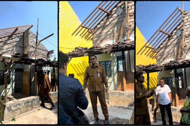 Bupati Klaten Bersama Kepala Disperakim Tinjau Pelaksanaan Bantuan Sosial Perbaikan RTLH di Kecamatan Pedan