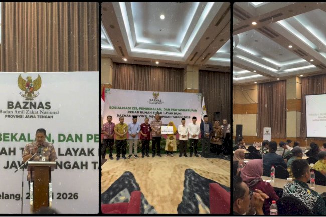 Disperakim Klaten Hadiri Sosialisasi ZIS dan Pembekalan Program Rehabilitasi RTLH BAZNAS Provinsi Jawa Tengah Tahun 2026