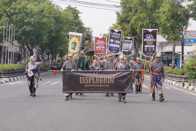 Semarak Karnaval Pembangunan Klaten 2026, Disperakim Kenalkan Inovasi Pelayanan Publik Digital