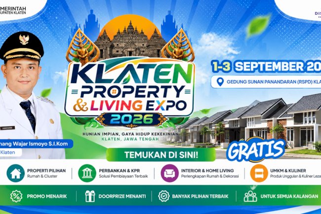 Klaten Property & Living Expo 2026 Hadir 1–3 September, Disperakim Dukung Pengembangan Sektor Perumahan dan Hunian Modern