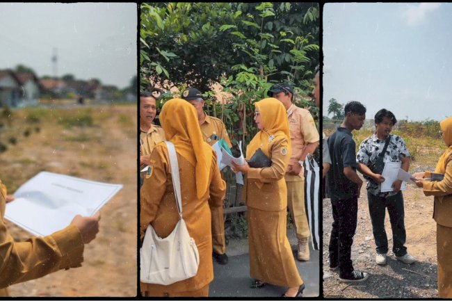 Disperakim Klaten Laksanakan Pengecekan Lapangan Siteplan Perumahan Grha Nusantara di Kebonarum