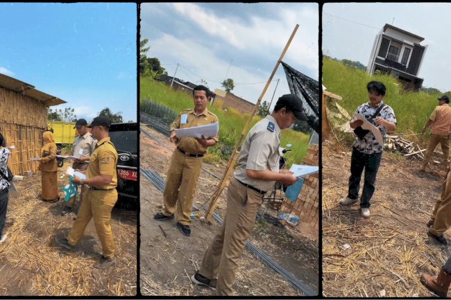 Disperakim Klaten Laksanakan Cek Lapangan Ajuan Site Plan Perumahan Graha Nusantara Kingkang