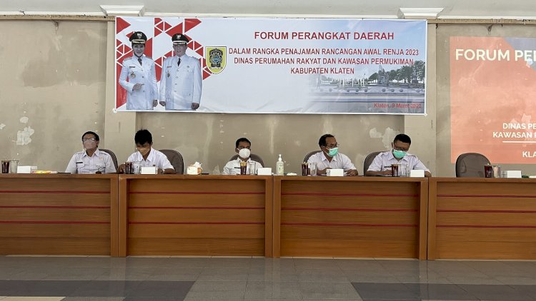 Forum Perangkat Daerah Penajaman Rencana Kerja Disperakim 2023 