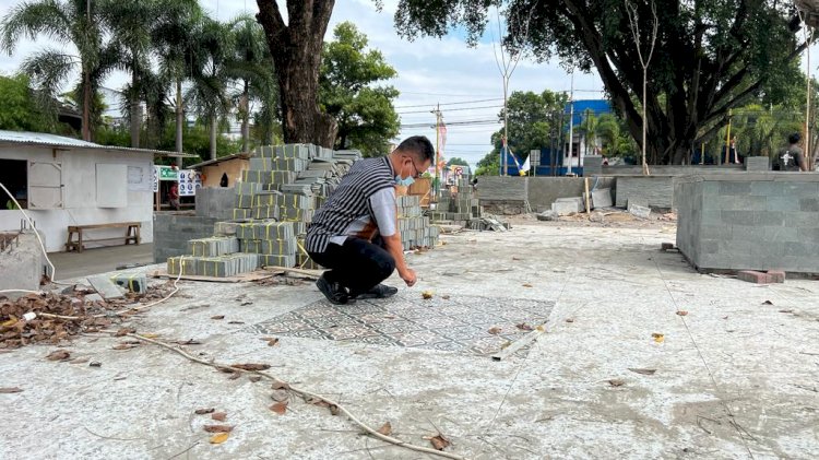 Monitoring dan Koordinasi Pelaksanaan Pekerjaan Alun-alun Kabupaten Klaten