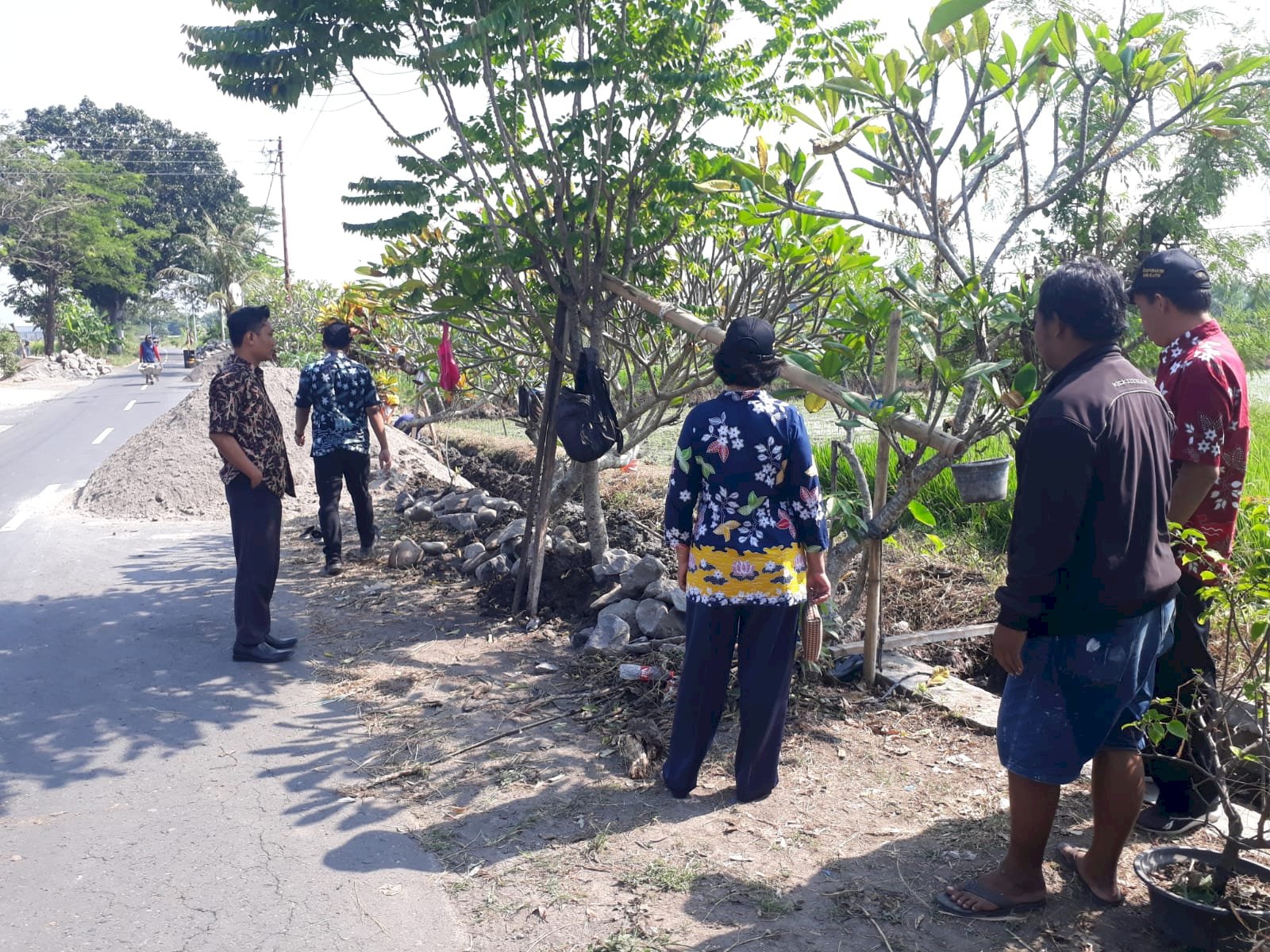 Monitoring dan Evaluasi Pekerjaan Drainase di Desa Bonyokan Kecamatan Jatinom