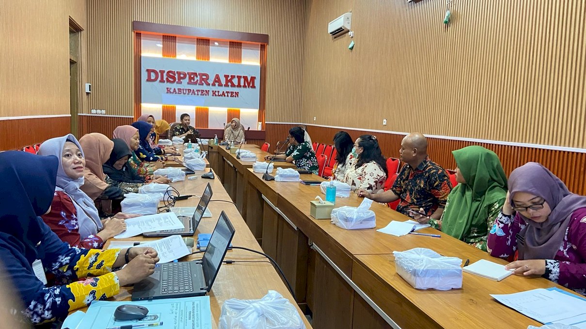 Visitasi Tim Pengawasan Kearsipan Dispersip ke Disperakim Klaten