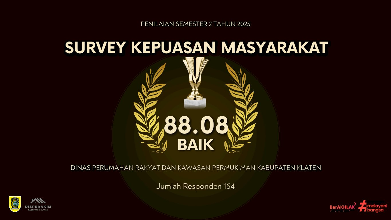 Hasil Survei Kepuasan Masyarakat (SKM) Semester II Tahun 2025