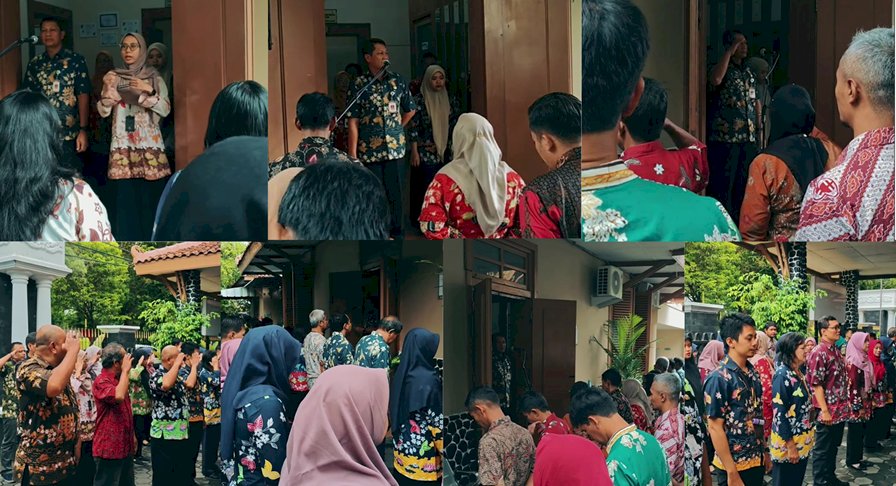 Penguatan Disiplin dan Integritas Pegawai melalui Apel Pagi Rutin Disperakim Kabupaten Klaten
