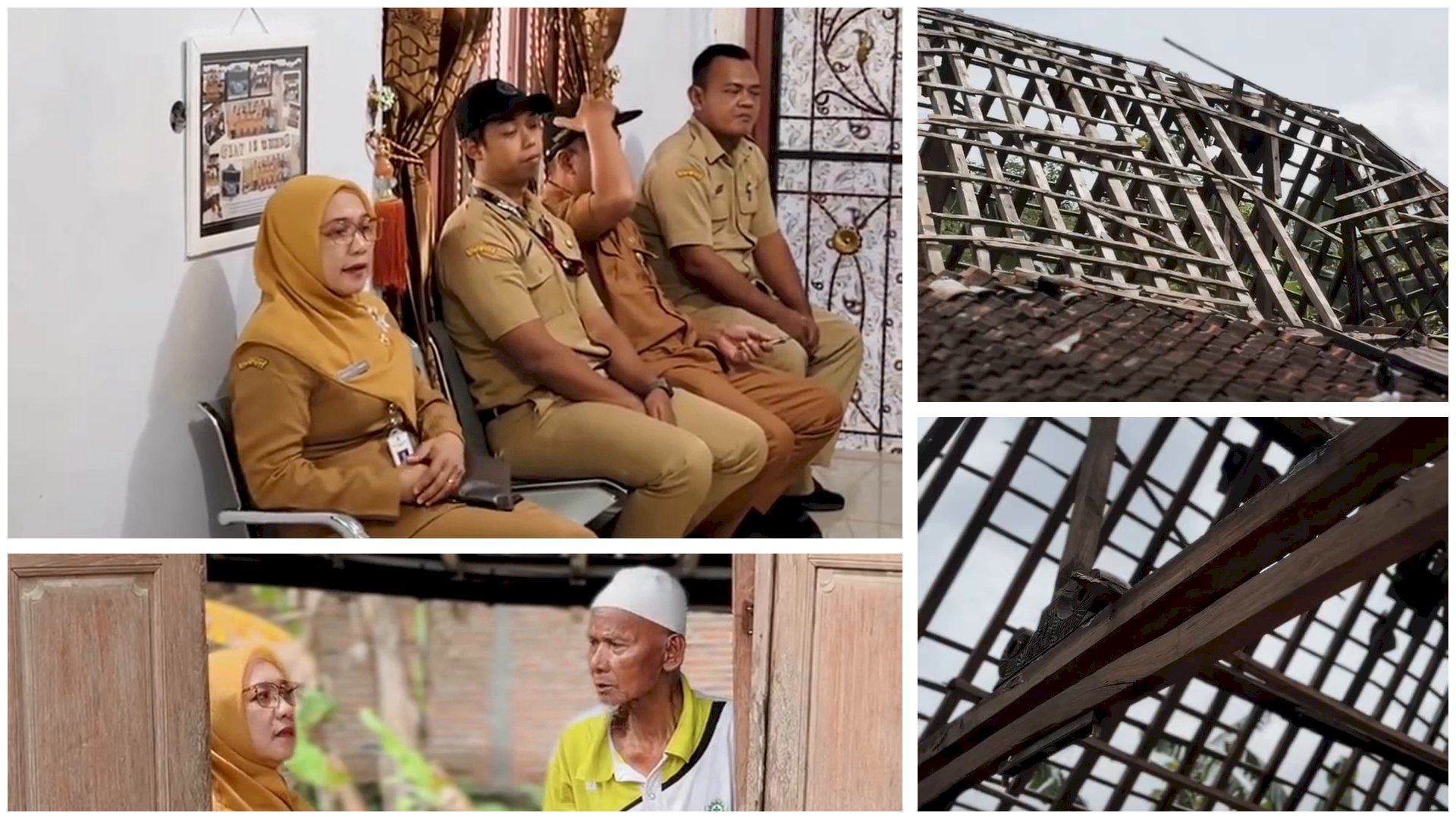 Disperakim Klaten Lakukan Verifikasi Lapangan Dampak Puting Beliung di Kelurahan Ngerangan