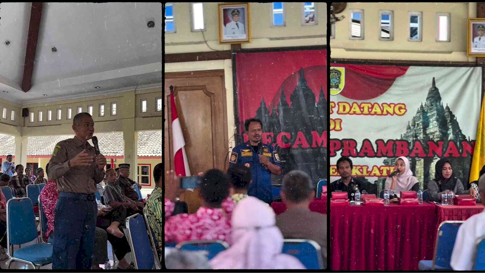 Disperakim Klaten Gelar Sosialisasi Penanganan Kawasan Permukiman Kumuh di Kecamatan Prambanan