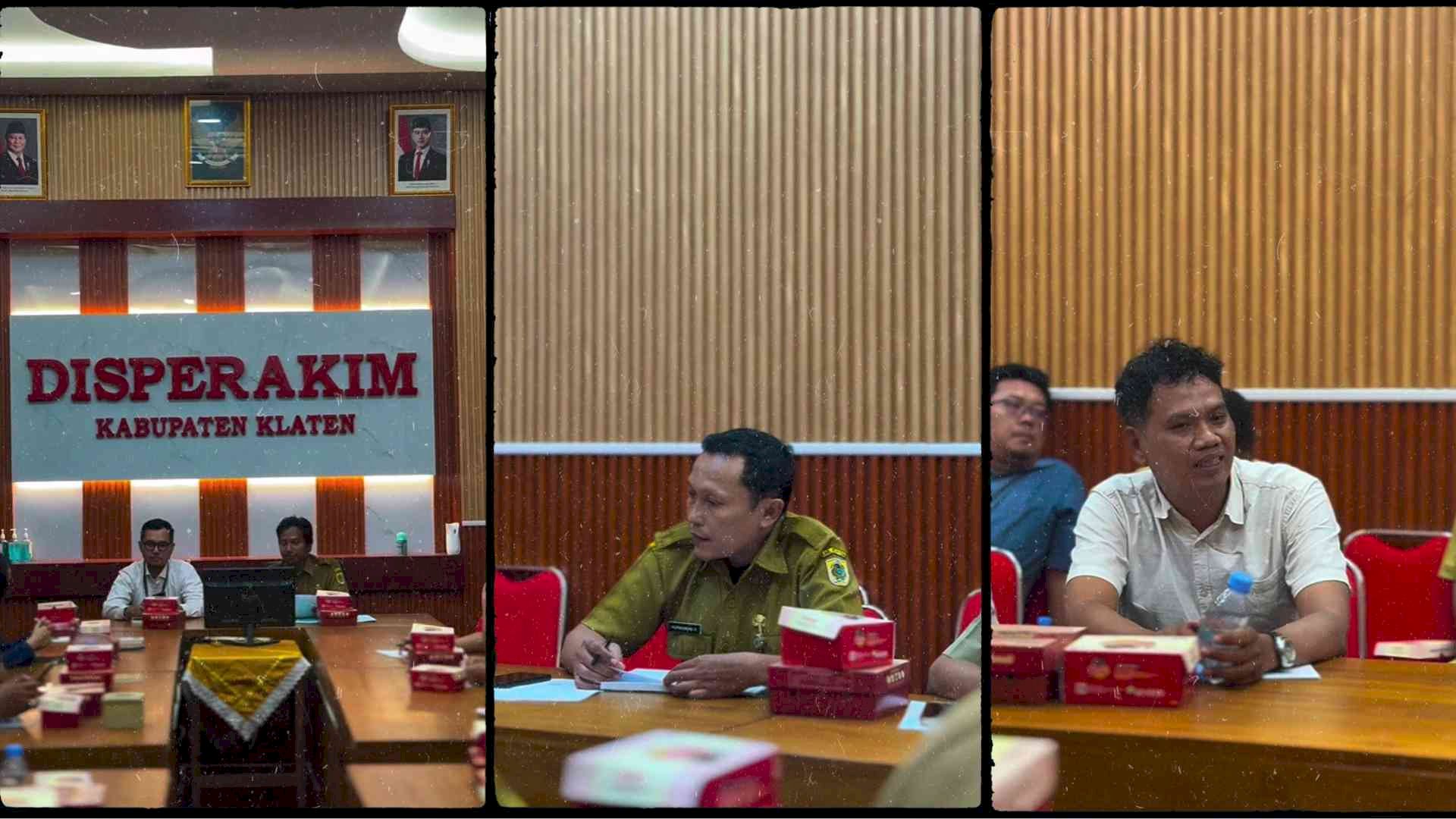 Disperakim Klaten dan Bank Jateng Perkuat Koordinasi Penyaluran Bantuan Sosial RLTH Tahun 2026