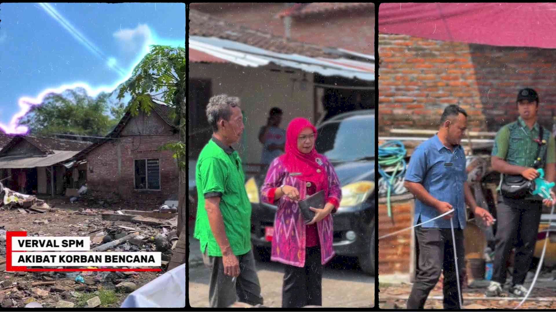 Disperakim Klaten Laksanakan Verifikasi Dampak Puting Beliung di Desa Ketitang