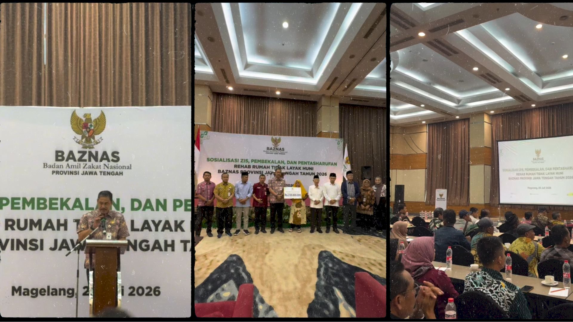 Disperakim Klaten Hadiri Sosialisasi ZIS dan Pembekalan Program Rehabilitasi RTLH BAZNAS Provinsi Jawa Tengah Tahun 2026