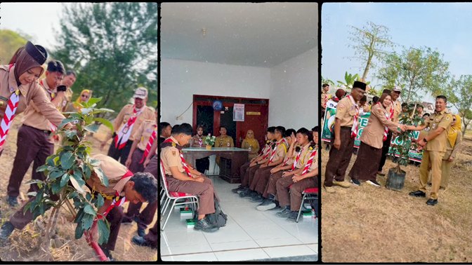 Semarak Hari Jadi Klaten ke-222, Disperakim dan Kwarcab Pramuka Gelar Penanaman 65 Pohon Giat Bakti Estafet Tunas Kelapa 2026