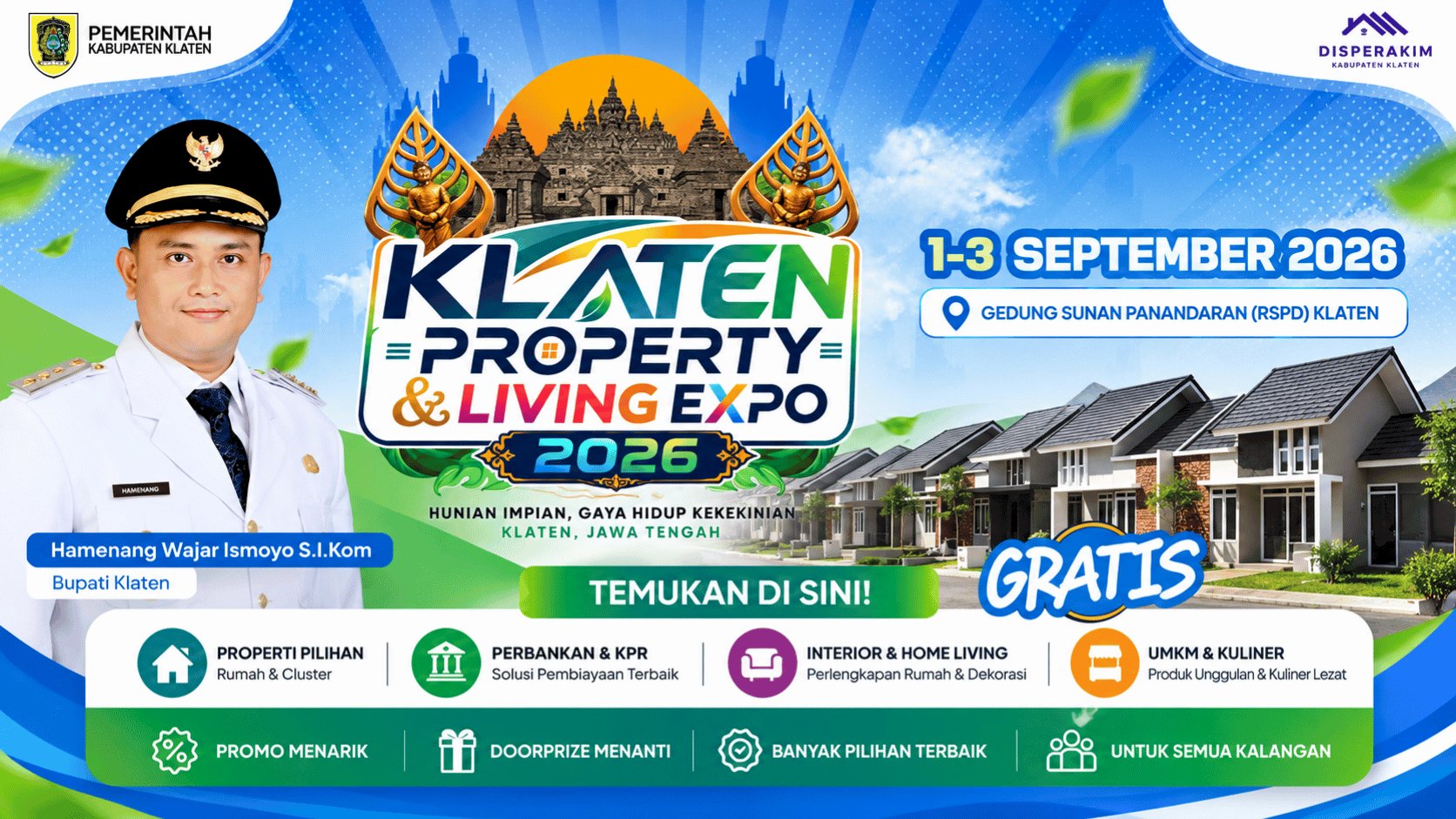 Klaten Property & Living Expo 2026 Hadir 1–3 September, Disperakim Dukung Pengembangan Sektor Perumahan dan Hunian Modern