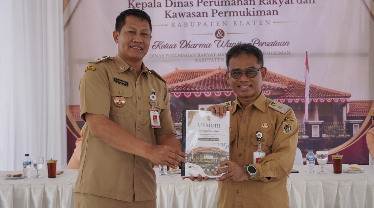 Disperakim Klaten Gelar Serah Terima Jabatan, Perkuat Kesinambungan Program dan Pengabdian
