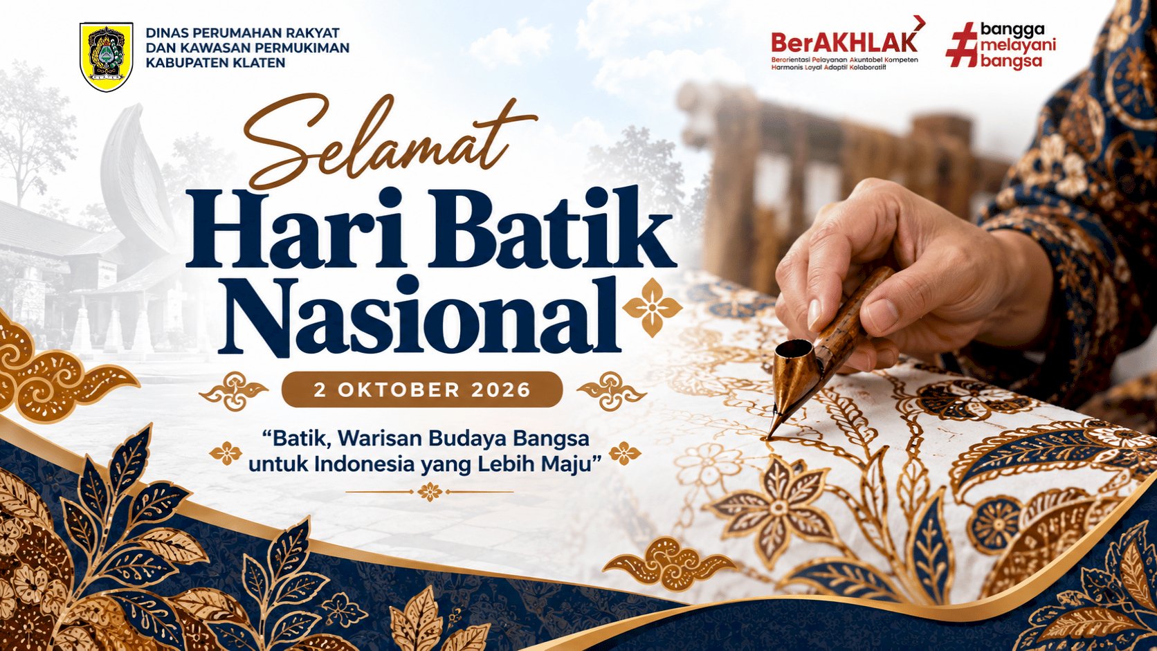 Disperakim Klaten Peringati Hari Batik Nasional 2026, Ajak Masyarakat Bangga Melestarikan Warisan Budaya Indonesia